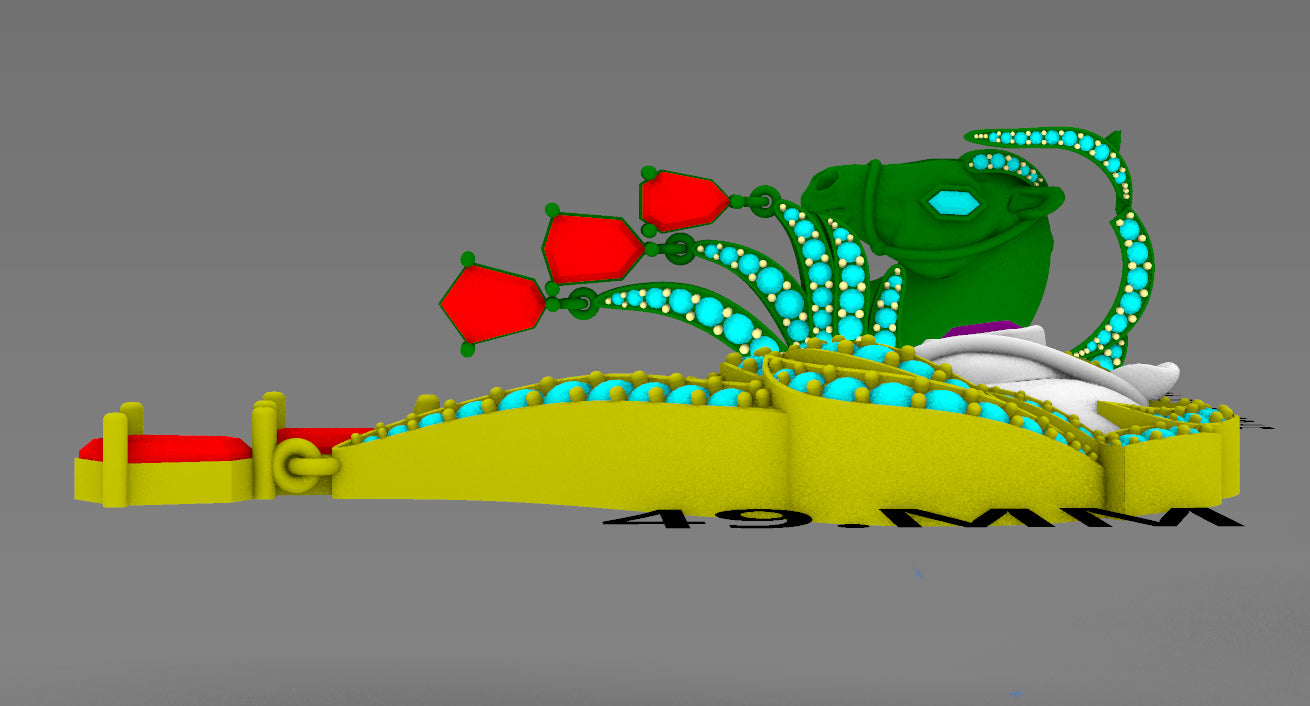 Pure Form Horse pendent CAD