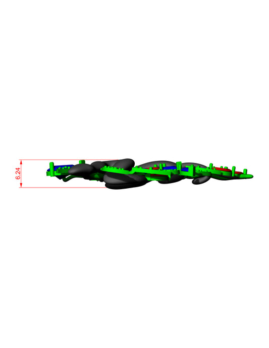 Leaf and Snake with daimond set broch CAD FILE