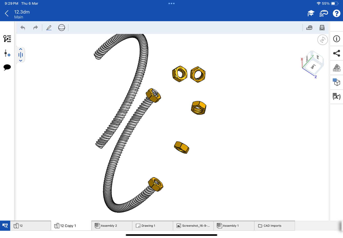 Cartier ecrou bracelet CAD file 3DM file