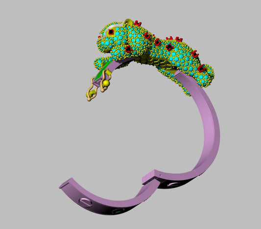 Penther openabel gem set lock mechanisam bengel CAD FILE