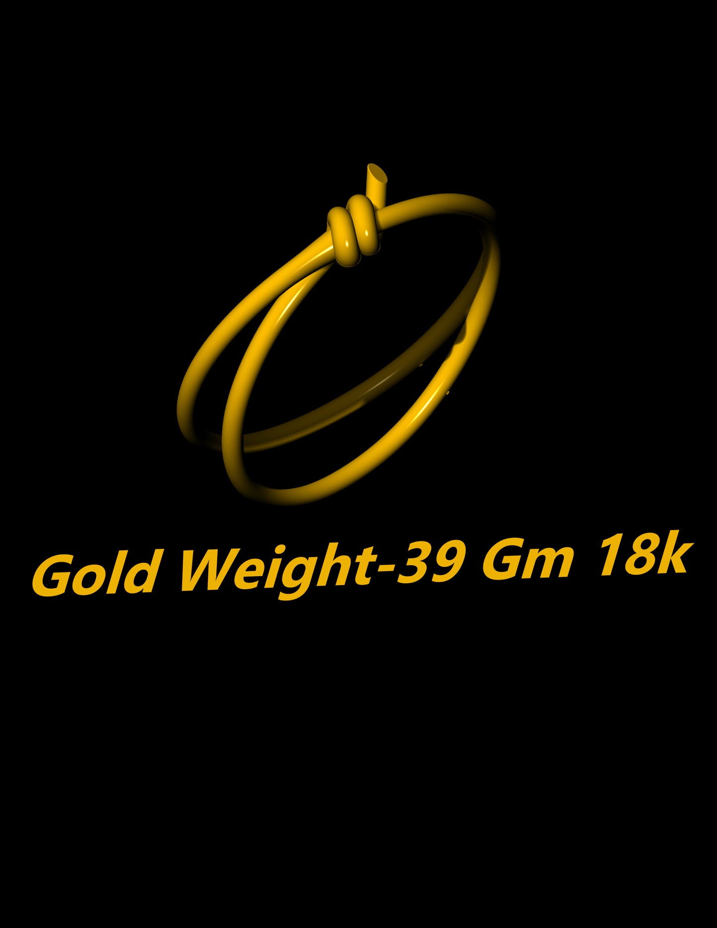 Tiffany knot without stone bracelet CAD file