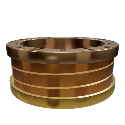 Bulgari B.zero1 ring CAD file 3DM file STL file