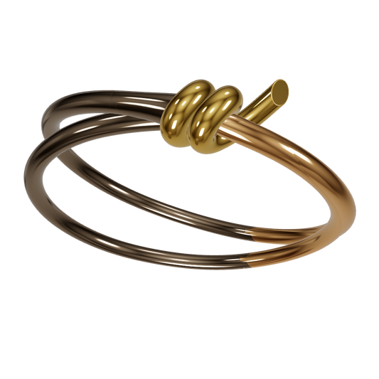 Tiffany knot without stone bracelet CAD file