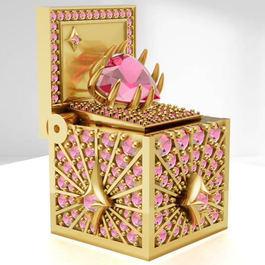 Hiddent Lock Mechanisam Daimond Set pendent CAD FILE