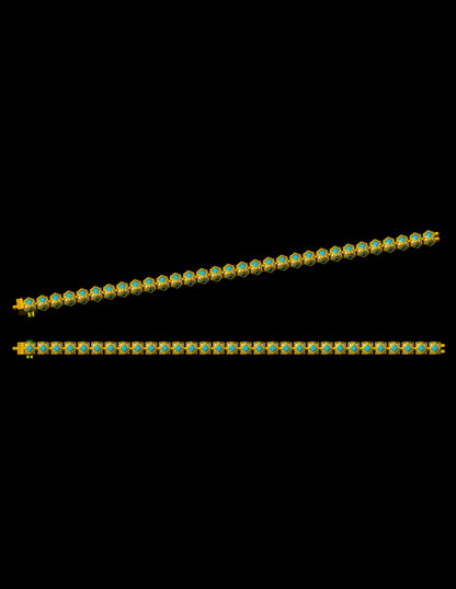 Geometric Cube Link Bracelet Jewelry CAD Design