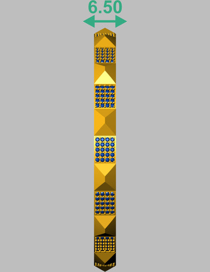 Geometric Pyramid Stretchable Bracelet CAD Design