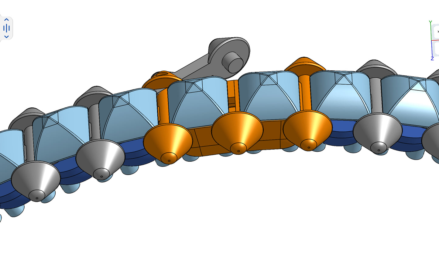 Cartier clash de flexible bracelet CAD file 3DM file