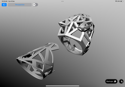 Cartier panther ring CAD FILE 3D model
