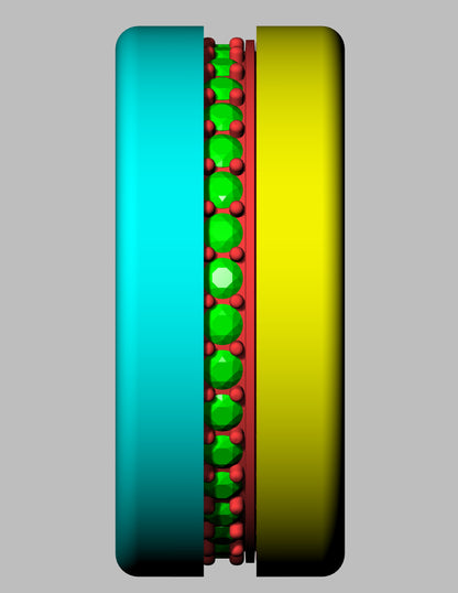Stone Color Changing Mechanism Ring CAD File | 3DM & STL Files