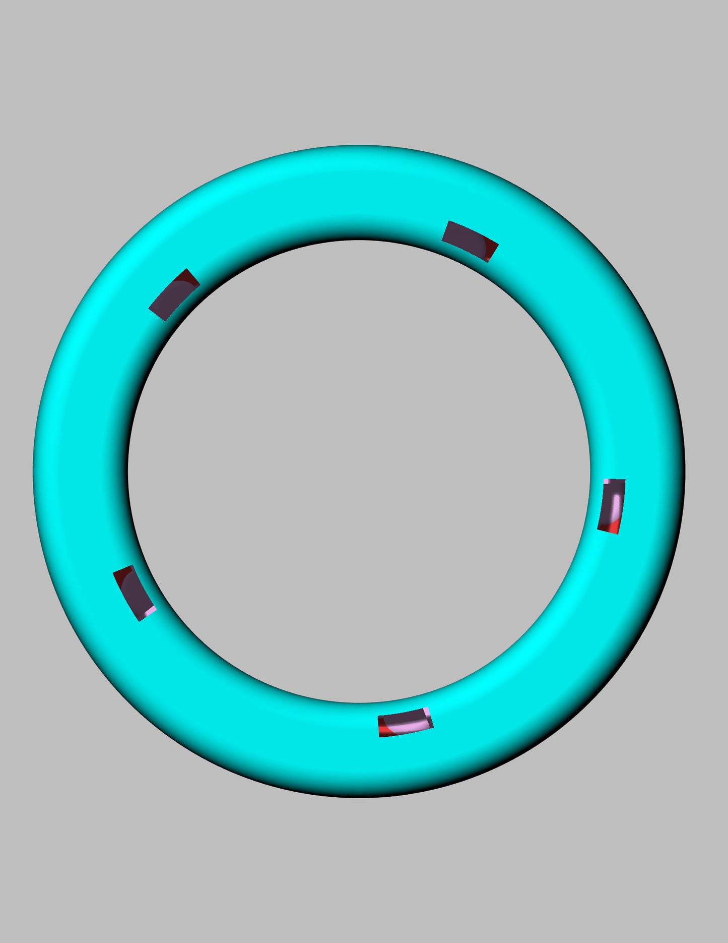 Stone Color Changing Mechanism Ring CAD File | 3DM & STL Files