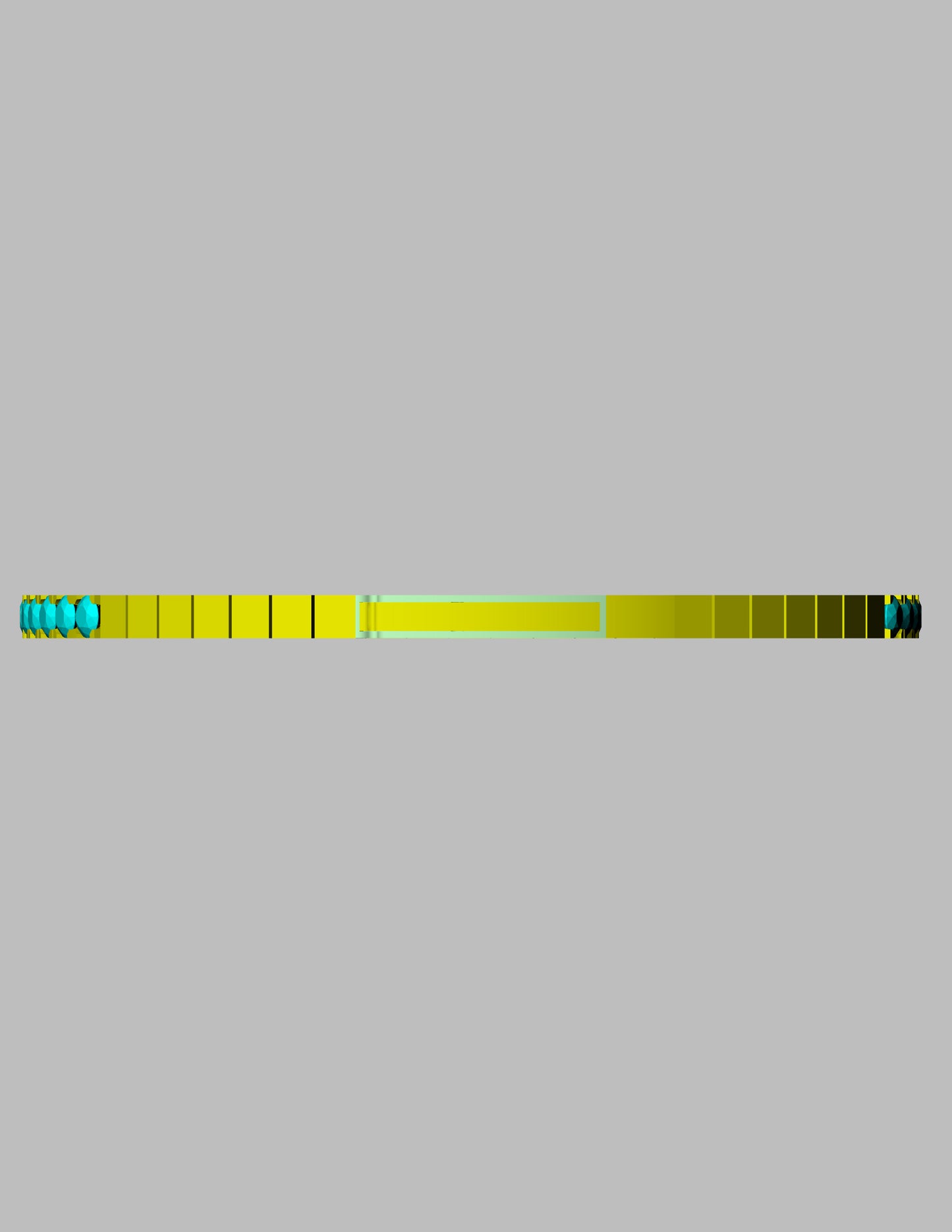 Diamond Band Bracelet 3.0 mm Round  CAD FILE