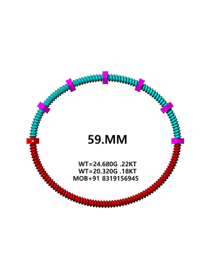 Adjustable nut  Bracelet CAD FILE