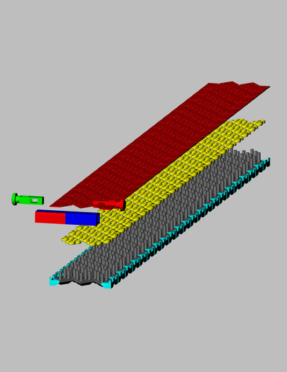 178.MM Barfi Diamond  Gold Bracelet CAD FILE