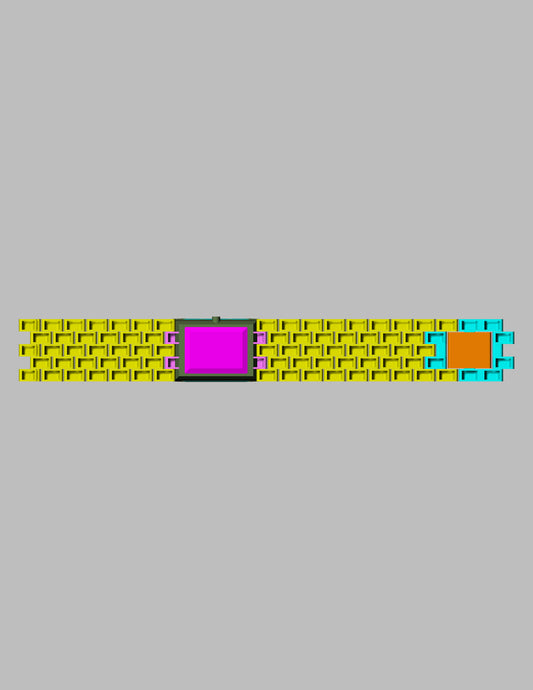Hidden watch with sliding mechanism CAD FILE