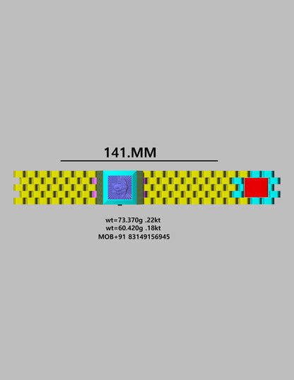 Hidden watch with sliding mechanism CAD FILE