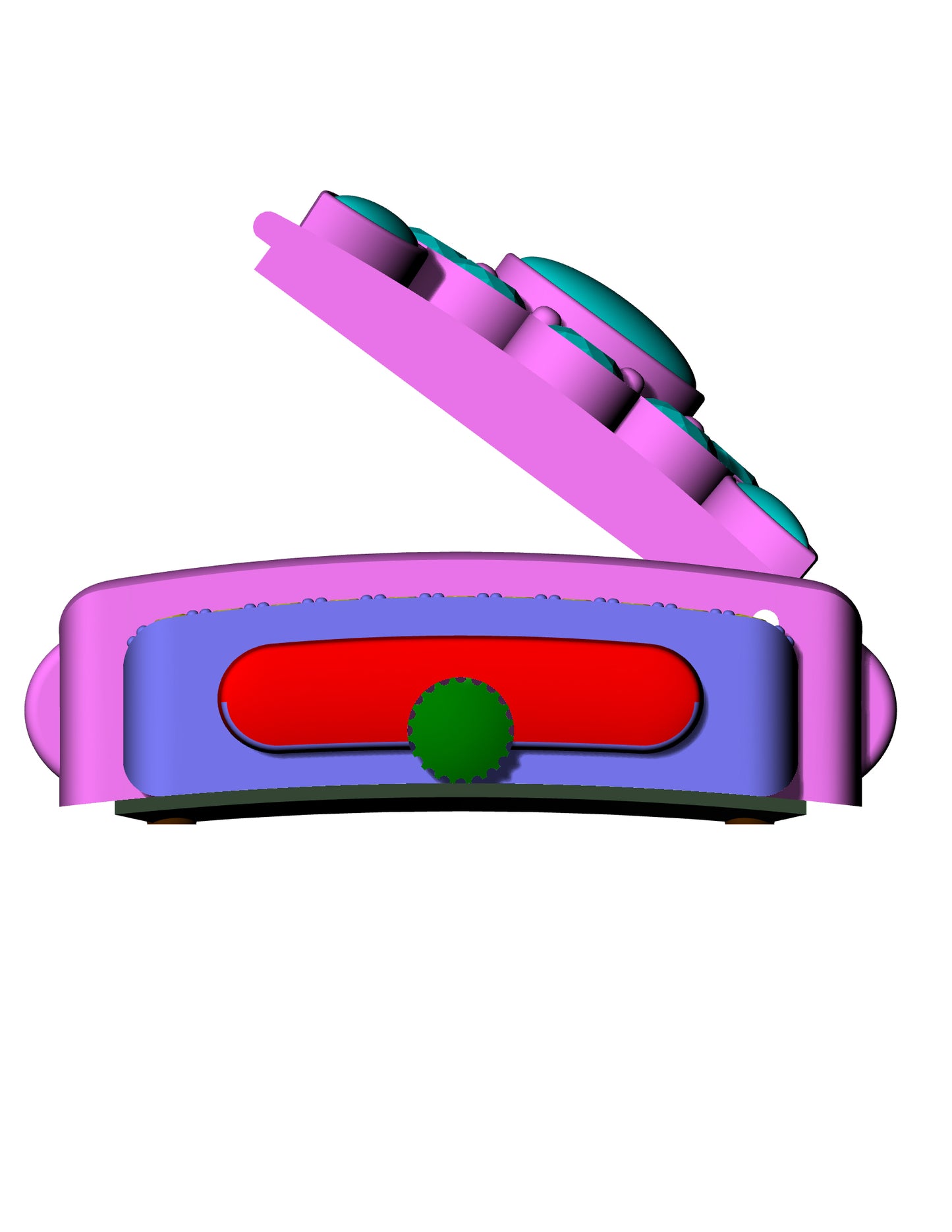 Hidden watch mechanism CAD FILE