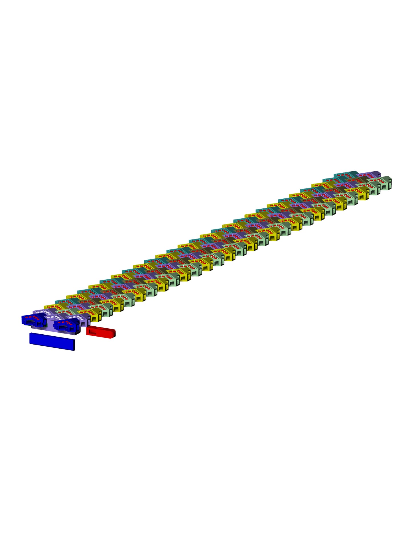 MDTC Bracelet CAD file 3DM file STL file with original lock mechanism