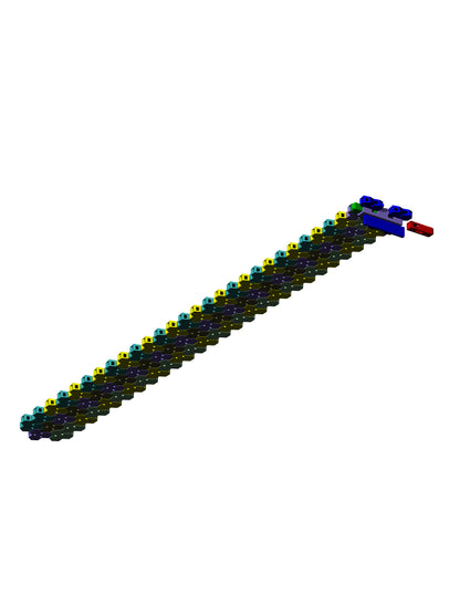 MDTC Bracelet CAD file 3DM file STL file with original lock mechanism