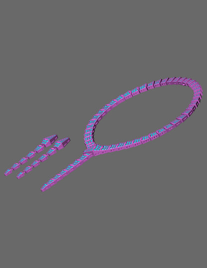 Bulgari Necklace And Earring With Stone Set CAD FILE