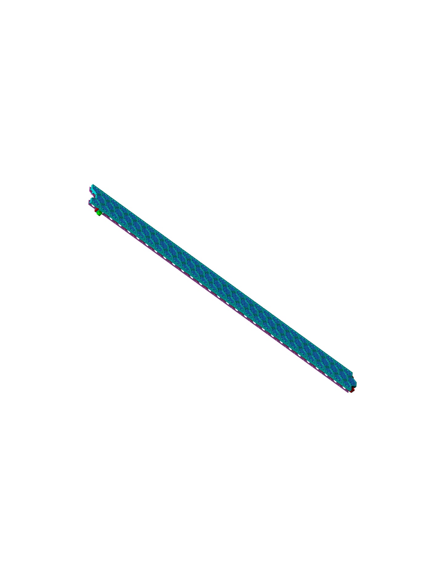 Three line daimond set with lock bracelet CAD FILE