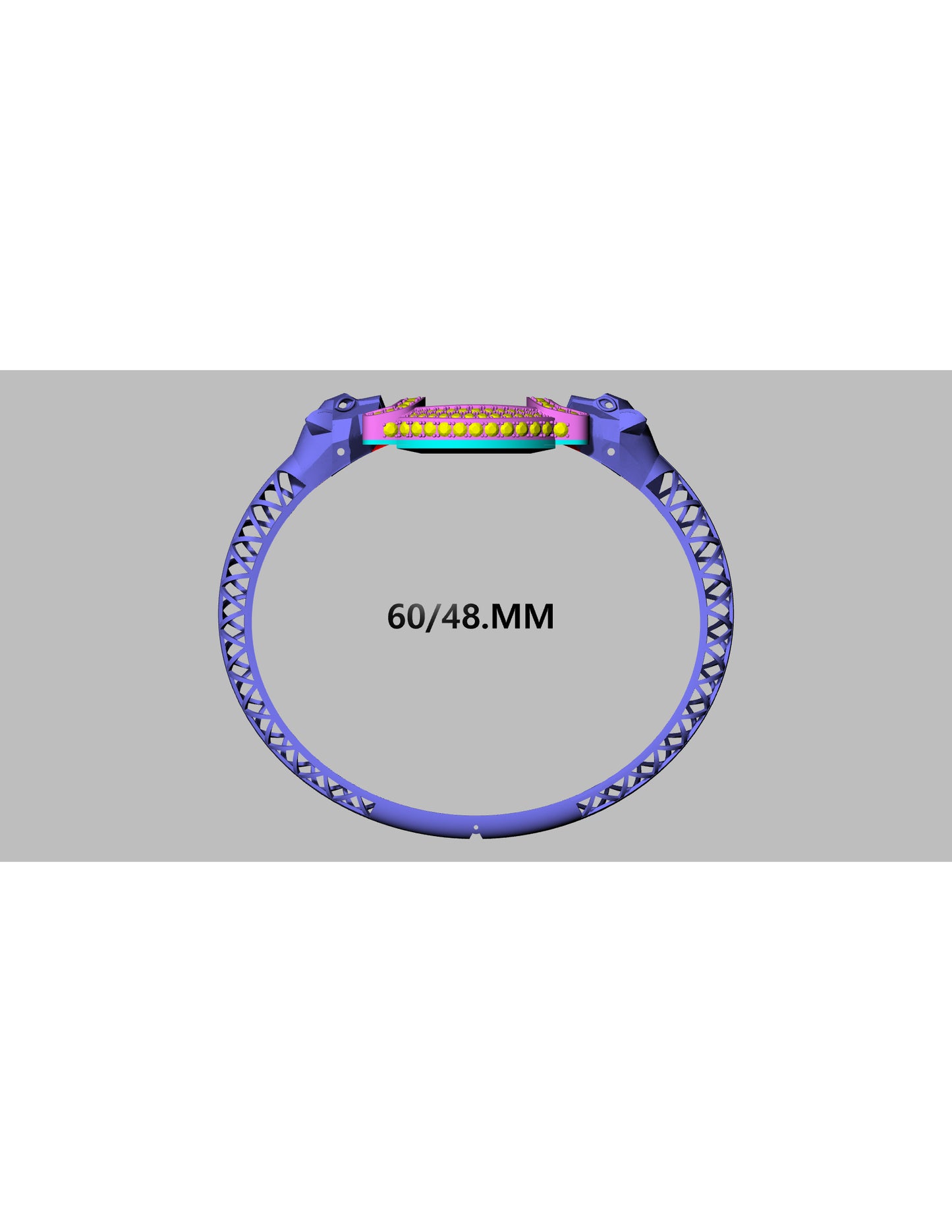 Panther Diamond Bracelet+watch CAD FILE