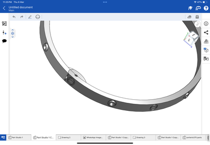 Cartier love bracelet narrow CAD file 3DM file