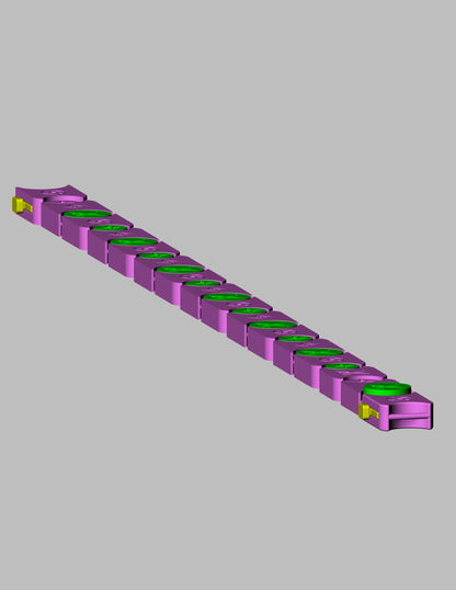 Monogram Link Bracelet Lock Mechanism CAD FILE