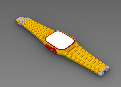 Luxury Metal Wristband with Locking Mechanism cad