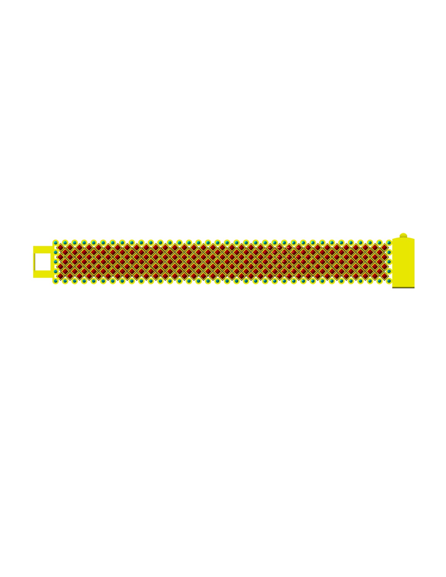 invibel setting carpet Bracelet CAD FILE