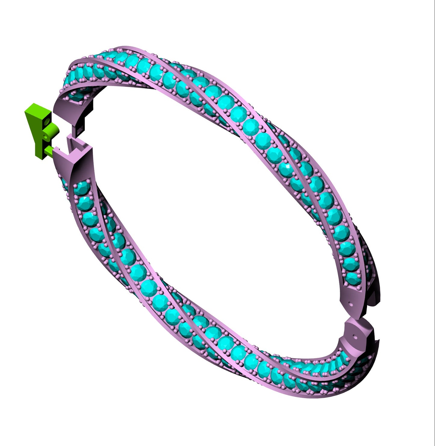 Nature Twist Bracelet CAD FILE