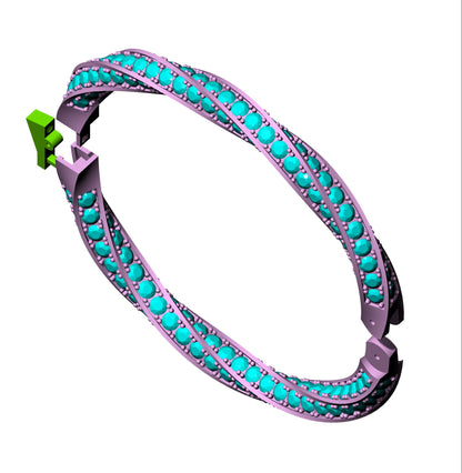 Nature Twist Bracelet CAD FILE