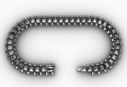 Cartier clash de flexible bracelet CAD file 3DM file