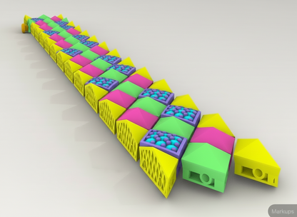 CarpetWoven Texture Bracelet CAD