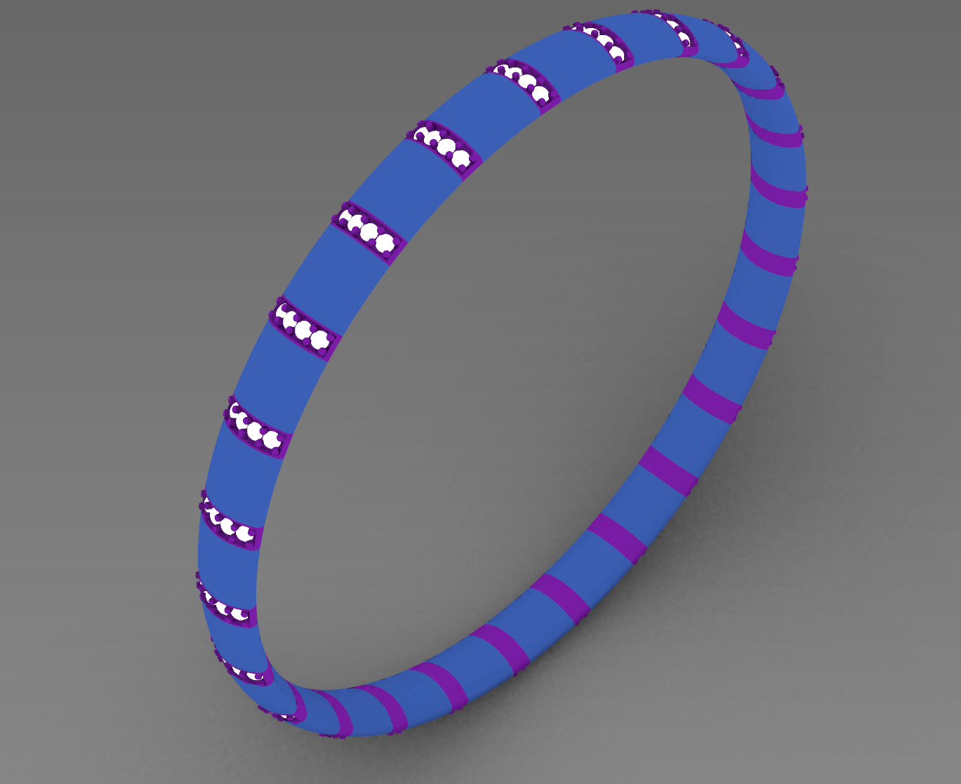 spring bracelet CAD file 3dm file