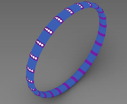 spring bracelet CAD file 3dm file