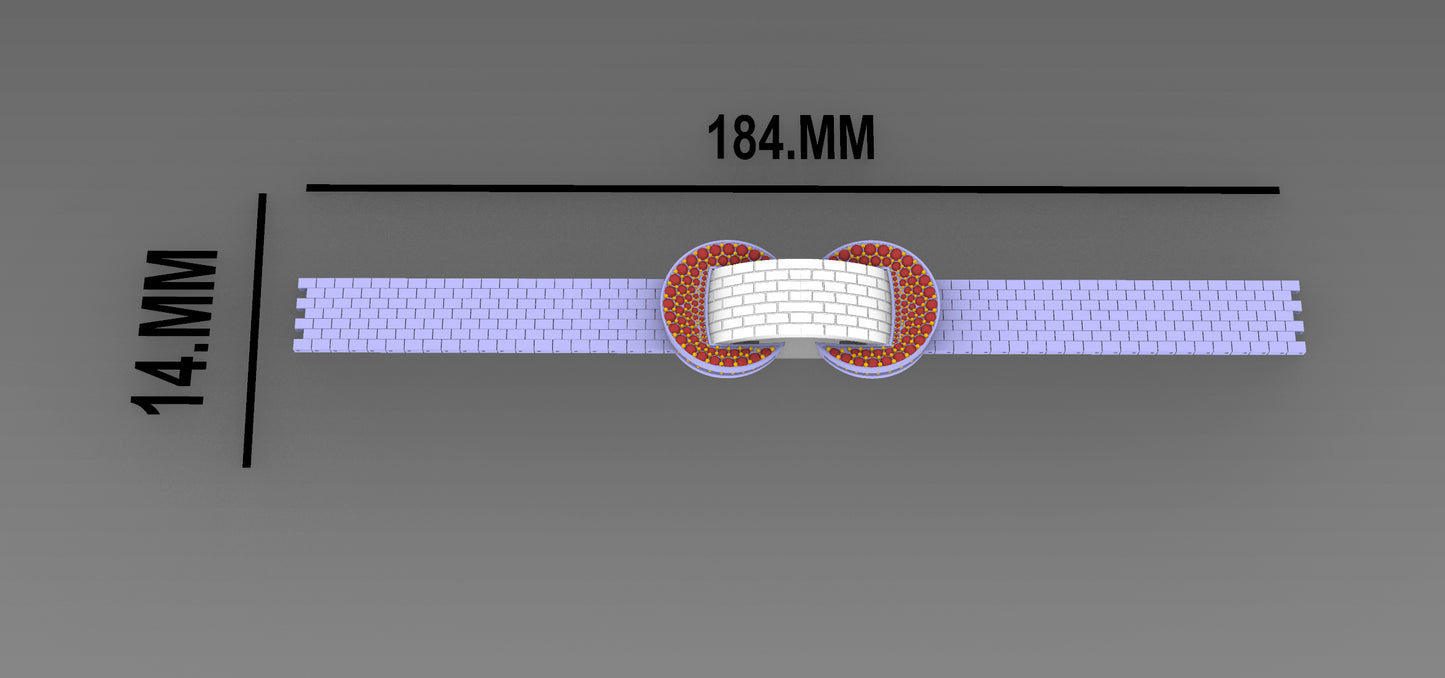 Luxury Mechanical Watch with Movable Cover Jewelry CAD Design