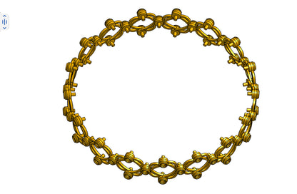 Ring into bangle CAD file 3DM file STL file