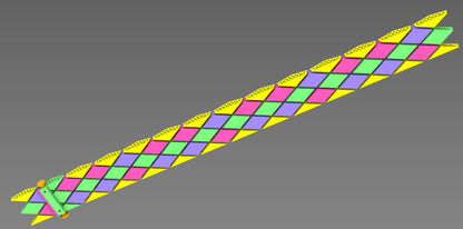 CarpetWoven Texture Bracelet CAD