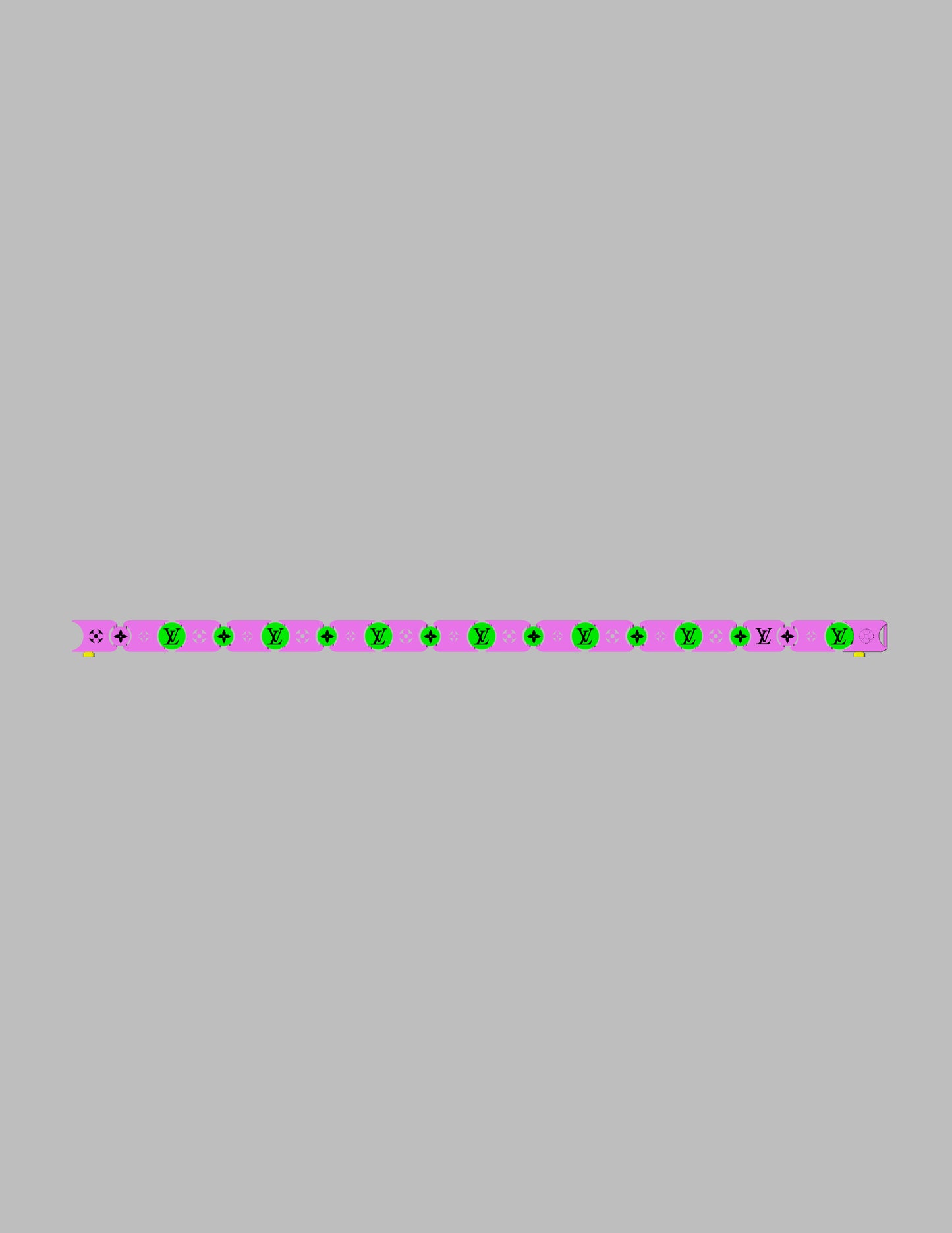Monogram Link Bracelet Lock Mechanism CAD FILE