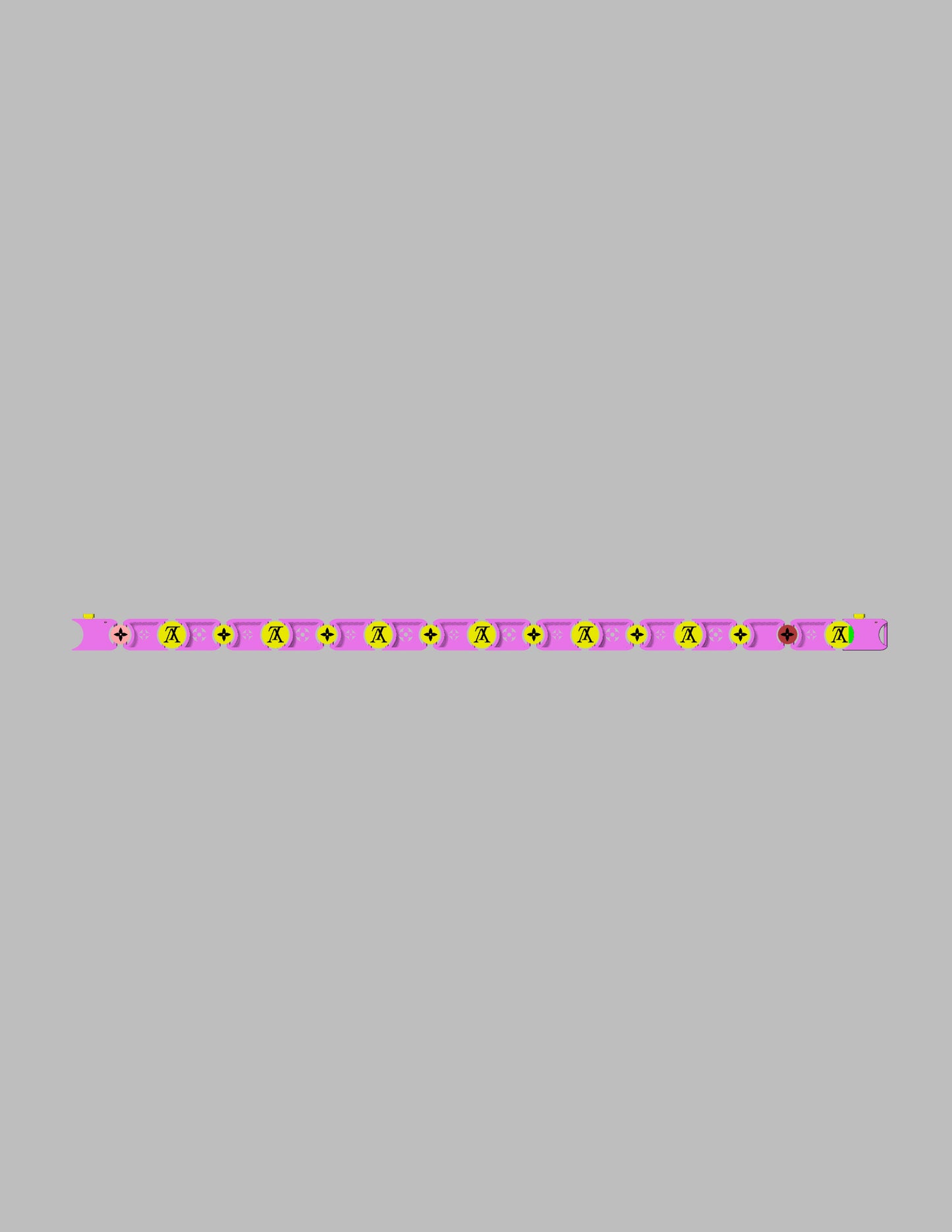 Monogram Link Bracelet Lock Mechanism CAD FILE