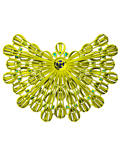 Peacock Inspired Pendant CAD FILE