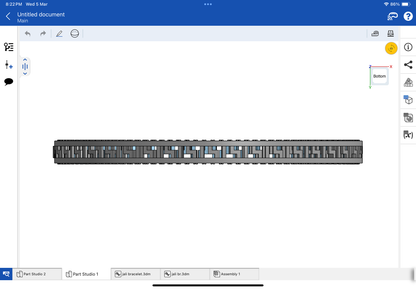 Jali bracelet with spring lock CAD file 3DM file STL file