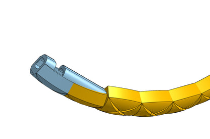 Chanel coco crush bracelet CAD file 3DM file