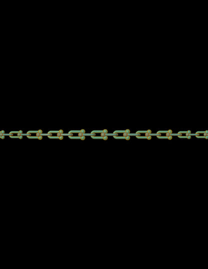 Tiffany Inspired Hardware Necklace CAD Bold Link Design