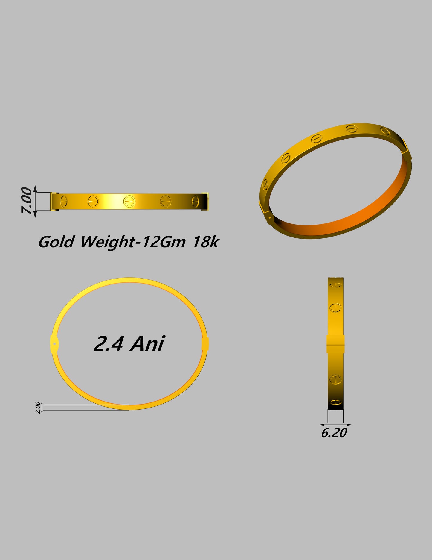 Luxury Iconic Jewelry CAD File Collection – Screw, Nail, Panther, Love & Hardware Styles