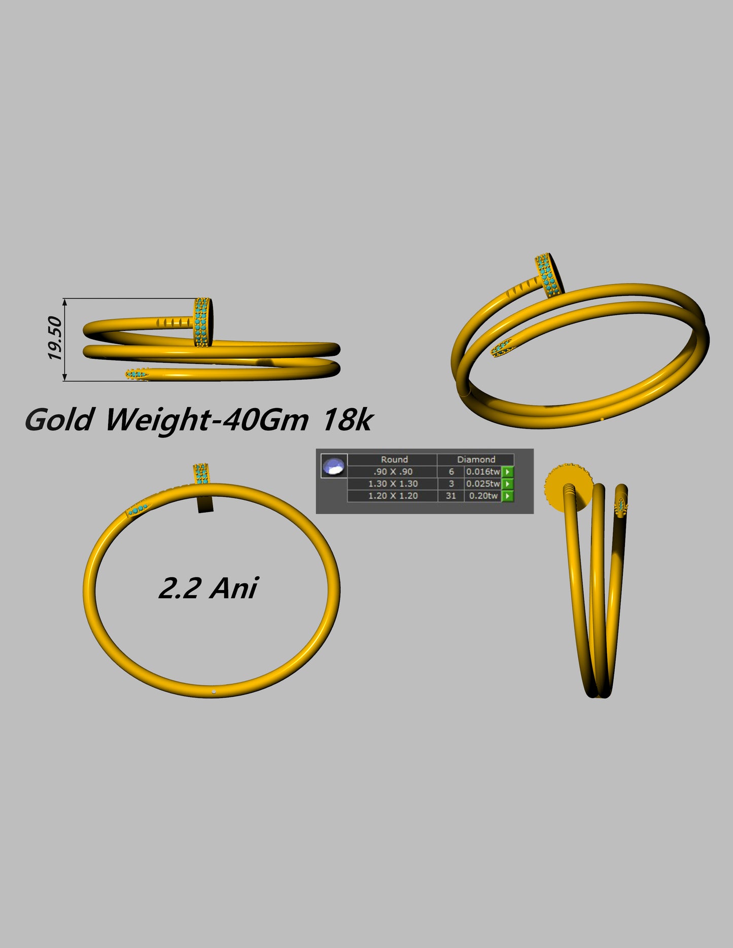 Luxury Iconic Jewelry CAD File Collection – Screw, Nail, Panther, Love & Hardware Styles