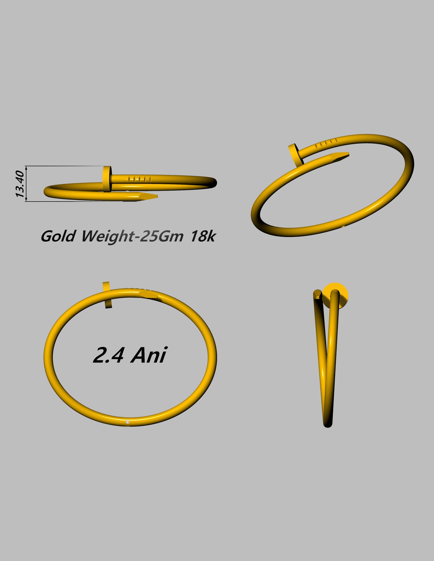 Luxury Iconic Jewelry CAD File Collection – Screw, Nail, Panther, Love & Hardware Styles