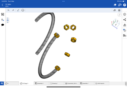 Cartier ecrou bracelet CAD file 3DM file