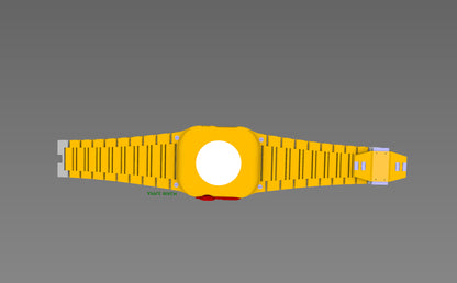 Luxury Metal Wristband with Locking Mechanism cad