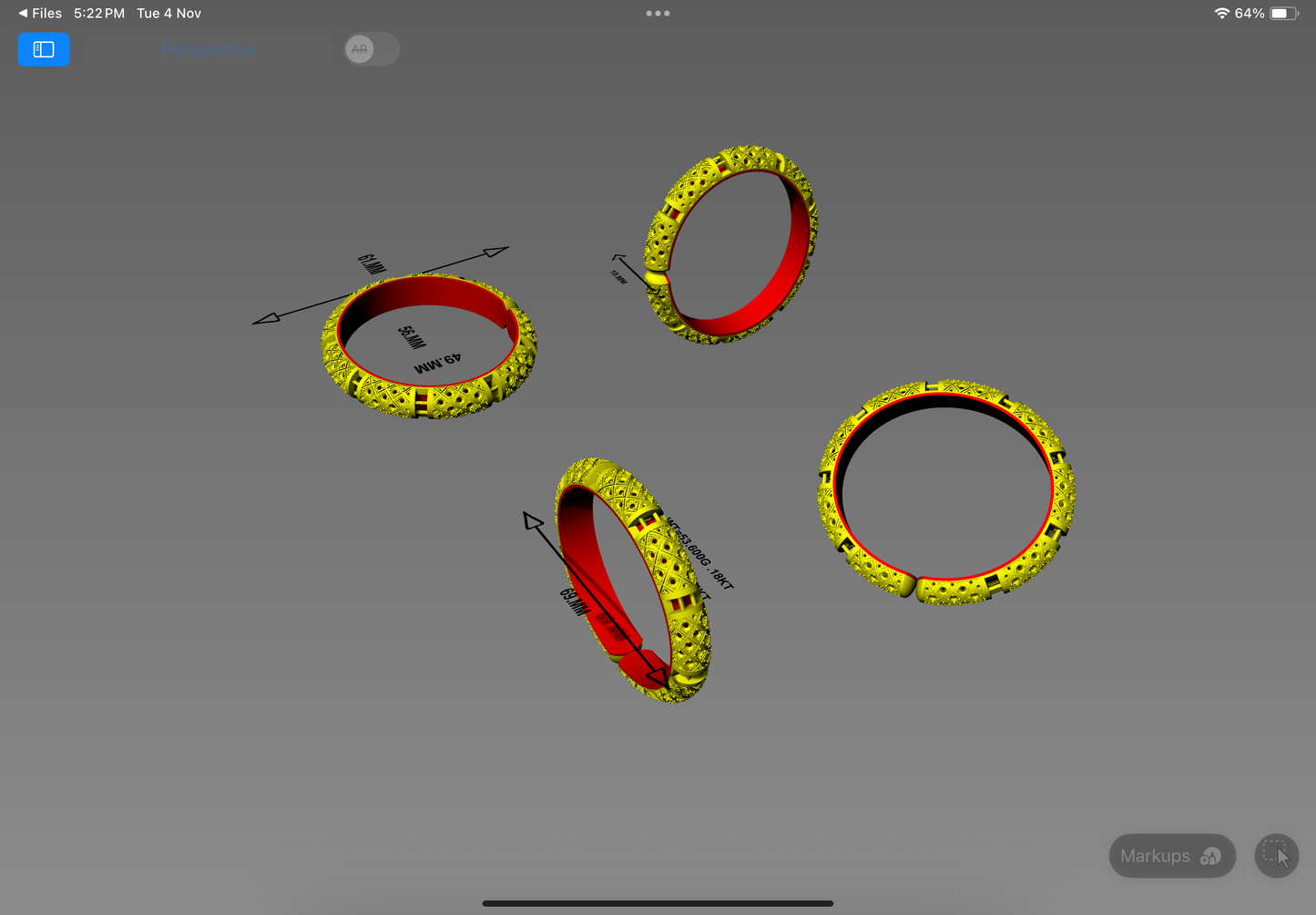 Product Name: Royal Heritage Filigree Bangle
Company CAD file Name: Jewelrycrafto